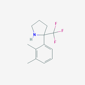 2-(2,3-dimethylphenyl)-2-(trifluoromethyl)pyrrolidine图片