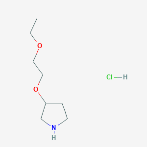 3-(2-Ethoxyethoxy)pyrrolidine Hydrochloride图片