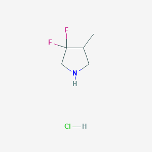 3,3-Difluoro-4-methylpyrrolidine hydrochloride图片