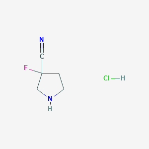 3-Cyano-3-fluoropyrrolidine Hydrochloride图片