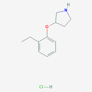 3-(2-Ethylphenoxy)pyrrolidine Hydrochloride图片