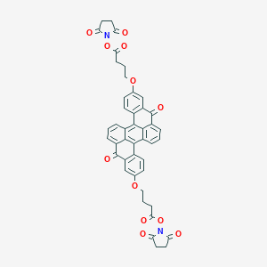 1,1'-[(8,16-Dihydro-8,16-dioxodibenzo[a,j]perylene-2,10-diyl)bis[oxy(1-oxo-4,1-butanediyl)oxy]]bis-2,5-pyrrolidinedione图片