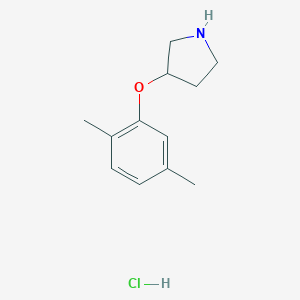 3-(2,5-Dimethylphenoxy)pyrrolidine Hydrochloride图片