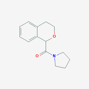 1-(3,4-Dihydro-1H-2-benzopyran-1-carbonyl)pyrrolidine图片