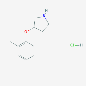 3-(2,4-Dimethylphenoxy)pyrrolidine Hydrochloride图片