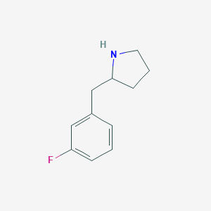 2-[(3-Fluorophenyl)methyl]pyrrolidine图片