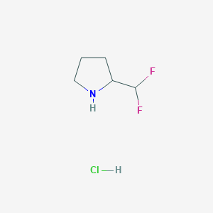 2-(Difluoromethyl)pyrrolidine hydrochloride图片