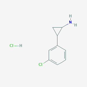 2-(3-CHLOROPHENYL)CYCLOPROPANAMINE HCL图片