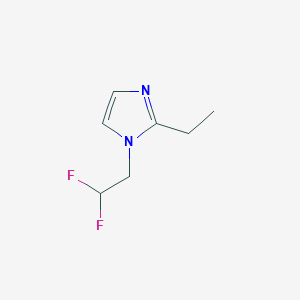 1-(2,2-difluoroethyl)-2-ethyl-1H-imidazole图片