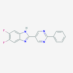 5,6-Difluoro-2-(2-phenyl-5-pyrimidinyl)-1H-benzimidazole图片