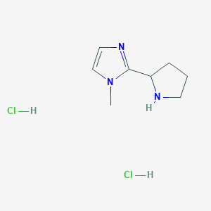 1-methyl-2-(pyrrolidin-2-yl)-1H-imidazole dihydrochloride图片