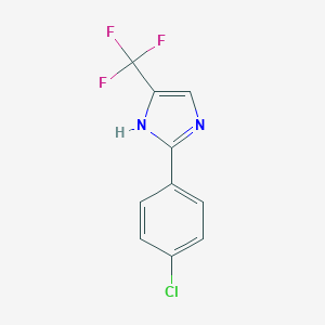 2-(4-Chlorophenyl)-4-(trifluoromethyl)-1H-imidazole图片