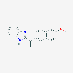 2-[1-(6-Methoxy-2-naphthyl)ethyl]-1H-benzimidazole图片