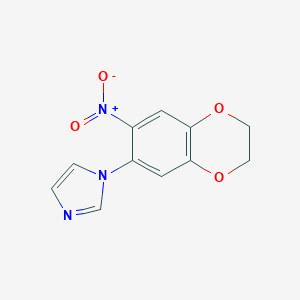 1-(7-nitro-2,3-dihydro-1,4-benzodioxin-6-yl)-1H-imidazole图片
