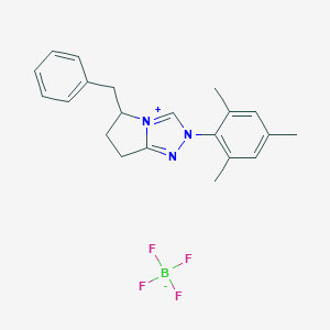 (5R)-5,6-二氢-5-(苯基甲基)-2-(2,4,6-三甲基苯基)-5H-吡咯[2,?1-?c]?-?1,?2,?4-三氮唑四氟硼酸盐图片