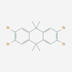 2,3,6,7-Tetrabromo-9,9,10,10-tetramethyl-9,10-dihydroanthracene图片