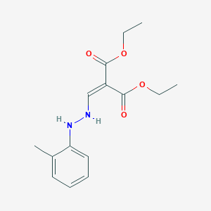 1,3-diethyl 2-{[2-(2-methylphenyl)hydrazin-1-yl]methylidene}propanedioate图片