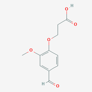 3-(4-formyl-2-methoxyphenoxy)propanoic Acid图片