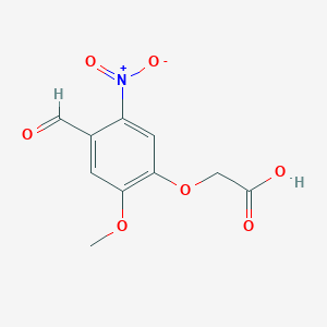 2-(4-Formyl-2-methoxy-5-nitrophenoxy)acetic Acid图片