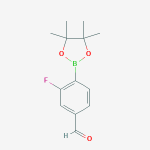 2-Fluoro-4-formylphenylboronic acid pinacol ester图片