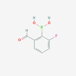 2-Fluoro-6-formylphenylboronic acid图片