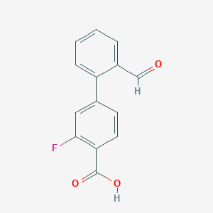 2-Fluoro-4-(2-formylphenyl)benzoic acid图片