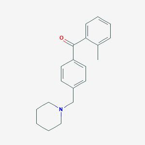 2-Methyl-4'-piperidinomethyl benzophenone图片