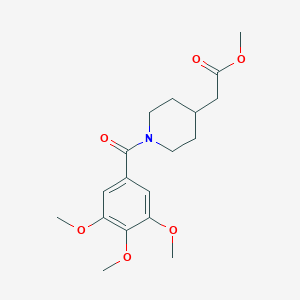 methyl [1-(3,4,5-trimethoxybenzoyl)piperidin-4-yl]acetate图片
