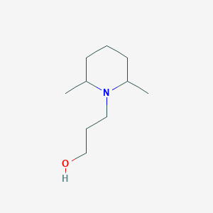 3-(2,6-Dimethylpiperidin-1-yl)propan-1-ol图片