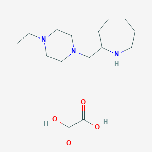 2-[(4-Ethylpiperazin-1-yl)methyl]azepane Oxalate图片