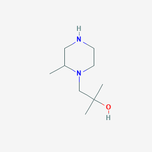 2-methyl-1-(2-methylpiperazin-1-yl)propan-2-ol图片