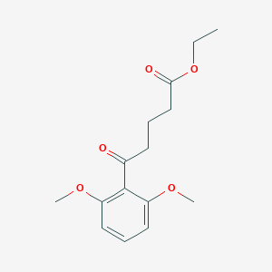 ethyl 5-(2,6-dimethoxyphenyl)-5-oxovalerate图片