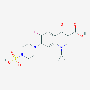 Ciprofloxacin Piperazinyl-N4-sulfate图片