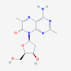 4-Amino-2,6-dimethyl-8-(2'-deoxy-β-D-ribofuranosyl)-7(8H)-pteridone图片
