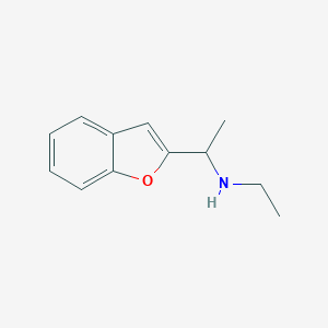 [1-(1-Benzofuran-2-yl)ethyl](ethyl)amine图片