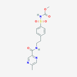 Methyl 4-[β-(5-Methylpyrazine-2-carboxamido)ethyl]benzene Sulfonamide Carbamate图片