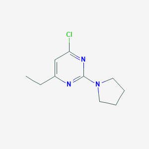 4-chloro-6-ethyl-2-pyrrolidin-1-ylpyrimidine图片