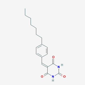 5-[(4-Heptylphenyl)methylene]-2,4,6(1H,3H,5H)-pyrimidinetrione图片