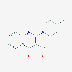 2-(4-methylpiperidin-1-yl)-4-oxo-4H-pyrido[1,2-a]pyrimidine-3-carbaldehyde图片