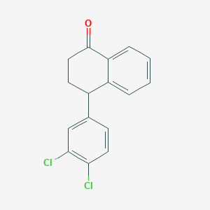 4-(3,4-二氯苯基)-1-萘满酮图片