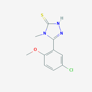 5-(5-Chloro-2-Methoxyphenyl)-4-Methyl-4h-1,2,4-Triazole-3-Thiol图片