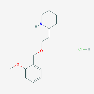2-{2-[(2-Methoxybenzyl)oxy]ethyl}piperidinehydrochloride图片