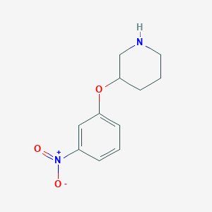 3-(3-Nitrophenoxy)piperidine图片