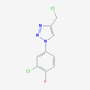 1-(3-chloro-4-fluorophenyl)-4-(chloromethyl)-1H-1,2,3-triazole图片