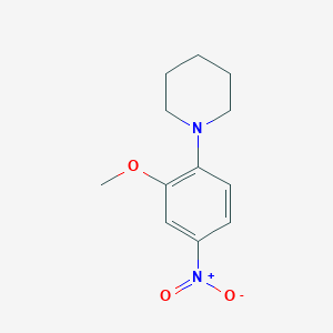 1-(2-Methoxy-4-nitrophenyl)piperidine图片