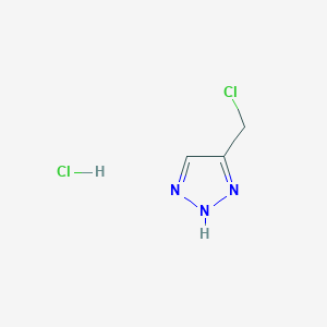 4-(chloromethyl)-1H-1,2,3-triazole hydrochloride图片