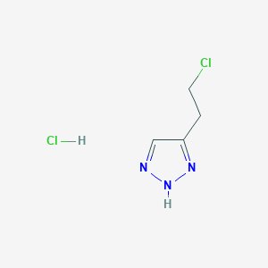 4-(2-chloroethyl)-1H-1,2,3-triazole hydrochloride图片