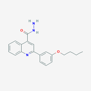 2-(3-butoxyphenyl)quinoline-4-carbohydrazide图片