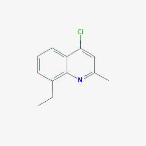 4-Chloro-8-ethyl-2-methylquinoline图片