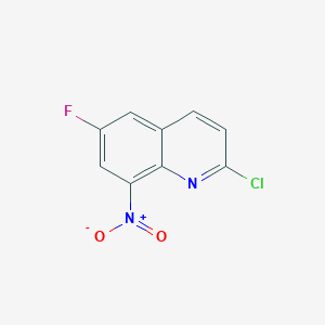 2-Chloro-6-fluoro-8-nitroquinoline图片